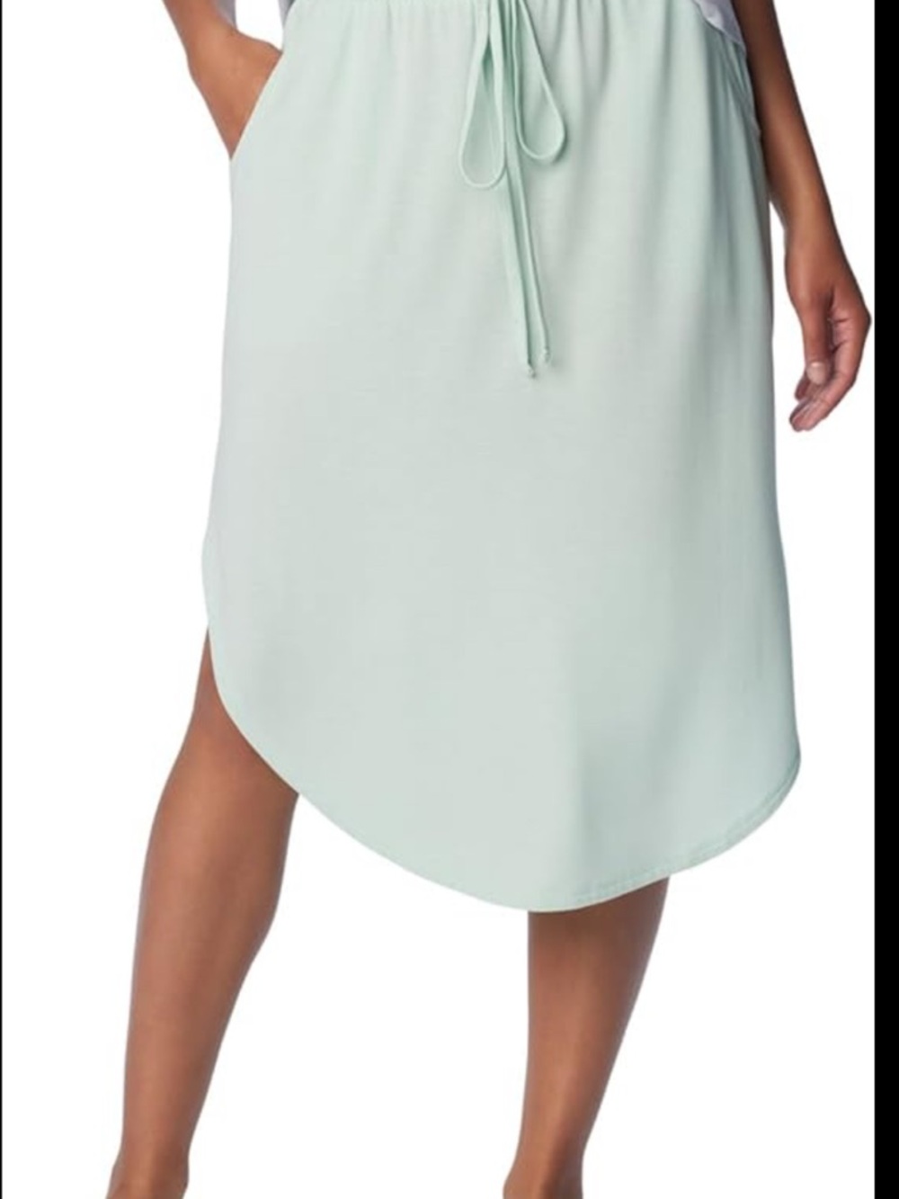 Columbia Light Mint Green Asymmetrical Skirt